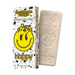 Happy Mushroom Bars Cookies & Cream